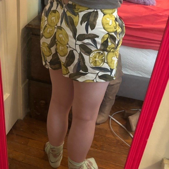 Topshop petite lemon skort - Picture 7 of 8